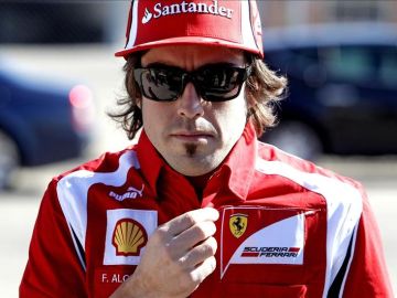 Fernando Alonso con Ferrari