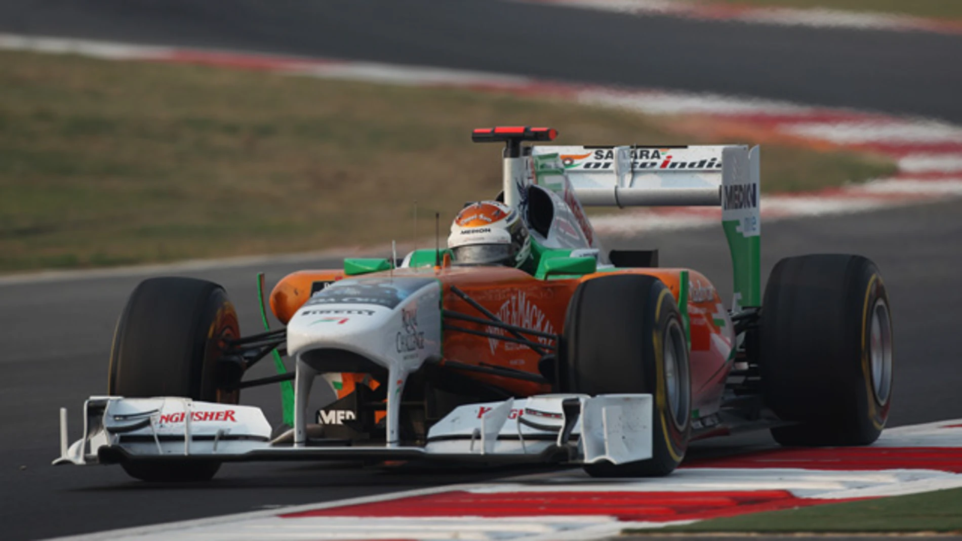 Sutil, en el circuito de India en 2011
