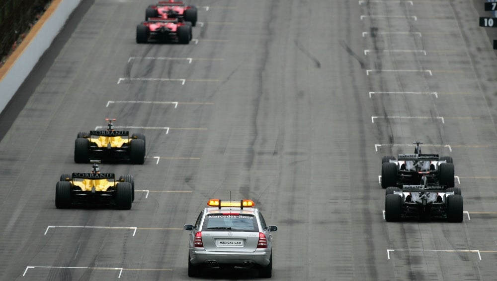 Polémica salida en el GP de Estados Unidos
