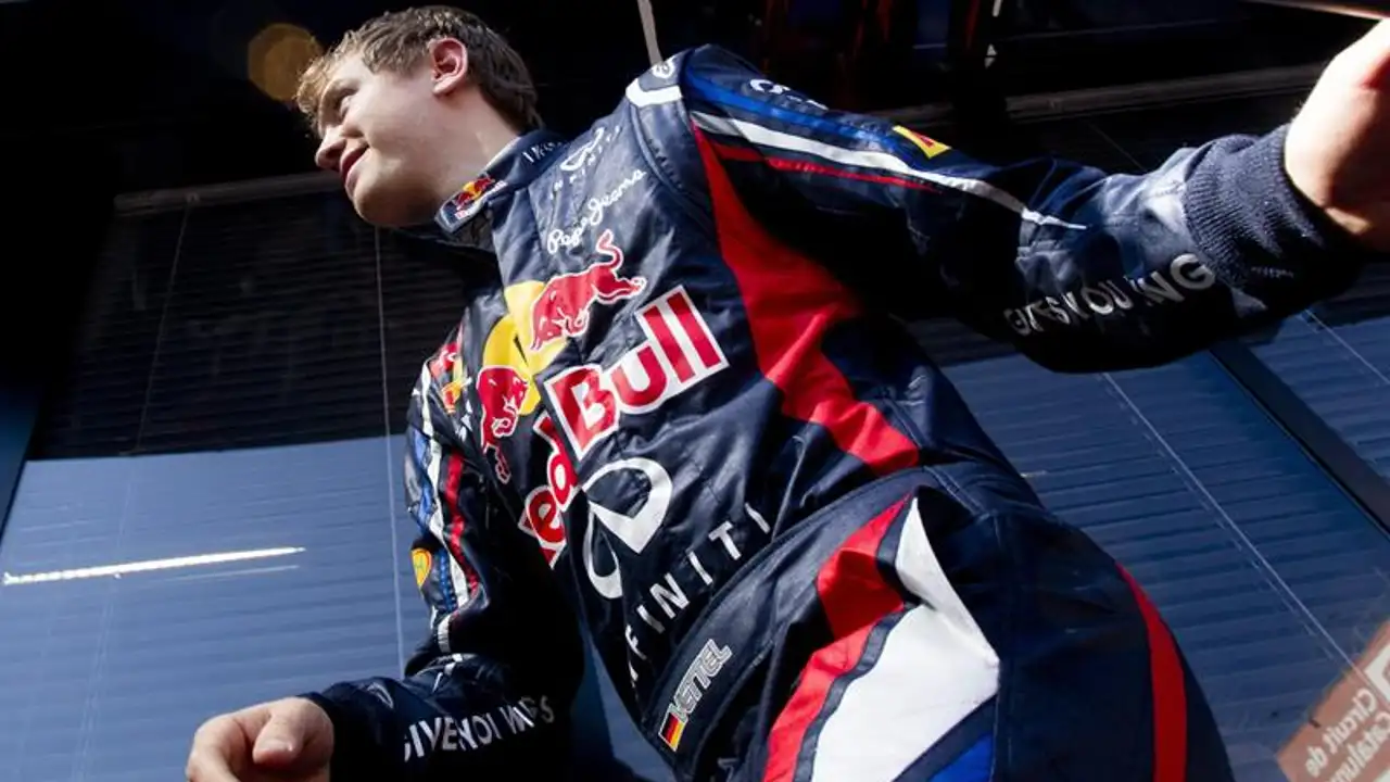 Sebastian Vettel con Red Bull