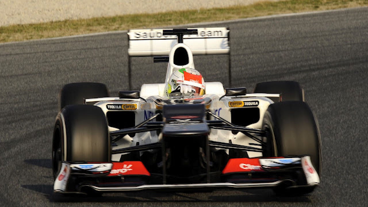 Sergio Pérez lidera con su Sauber una sesión con lluvia de ...