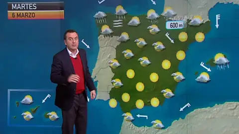 La previsión del tiempo (05-03-2012) Noche La previsión del tiempo (05-03-2012) Noche