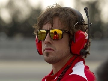 Fernando Alonso, en Montmeló