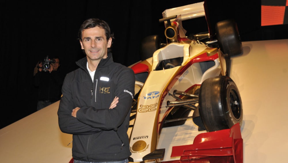 Pedro de la Rosa, piloto de HRT