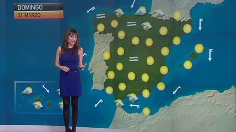 La previsi&oacute;n del tiempo (10-03-2012) Noche