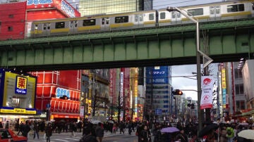 Trenes en Tokio