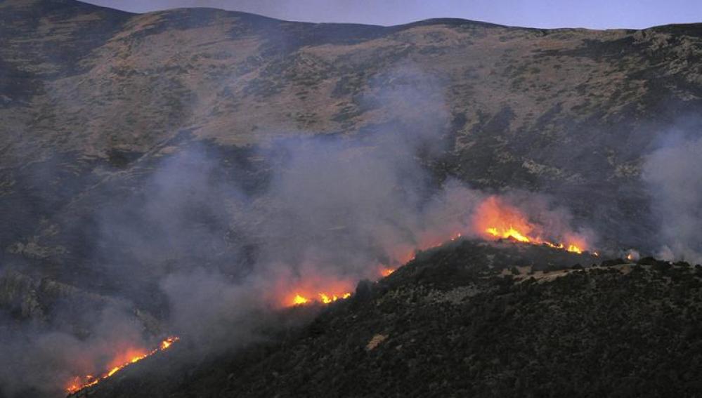 Incendio en Huesca