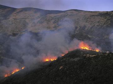 Incendio en Huesca