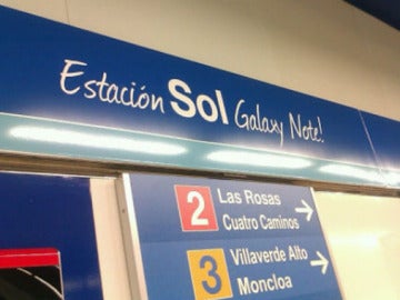 Samsung rebautizó la estación de Sol en 2012