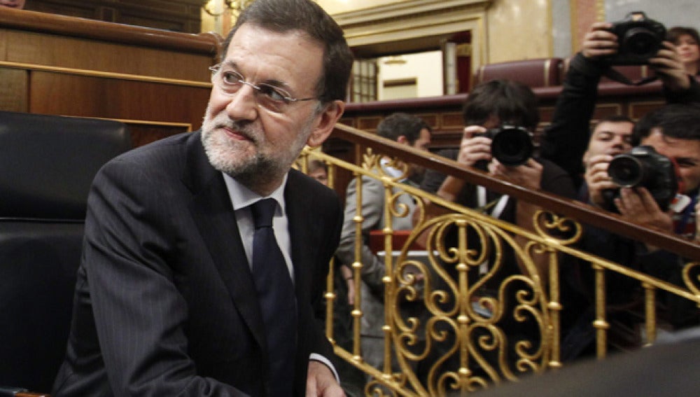 Mariano Rajoy, en el Congreso