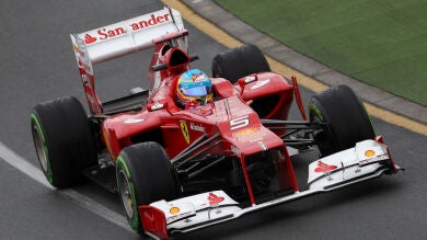 Fernando Alonso, cuarto en los libres de Australia