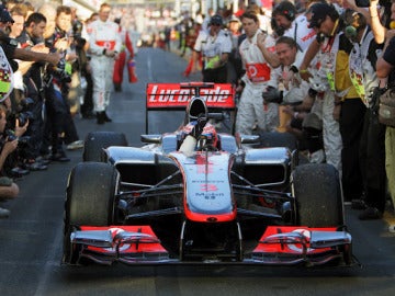 Button, ganador del GP de Australia