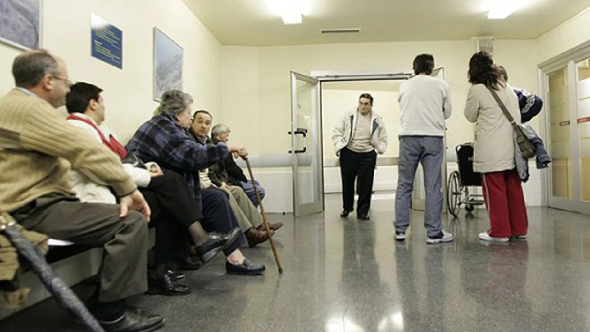 Sala de espera de una consulta médica Sala de espera de una consulta médica