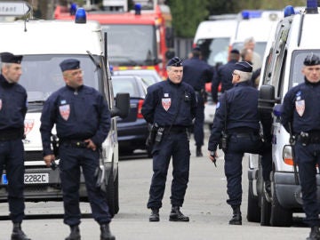 Policía francesa en Toulouse