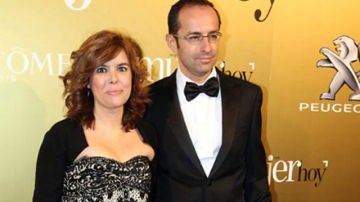 Soraya Sáenz de Santamaría y su marido, Iván Rosa