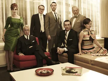Los protagonistas de Mad Men Los protagonistas de Mad Men