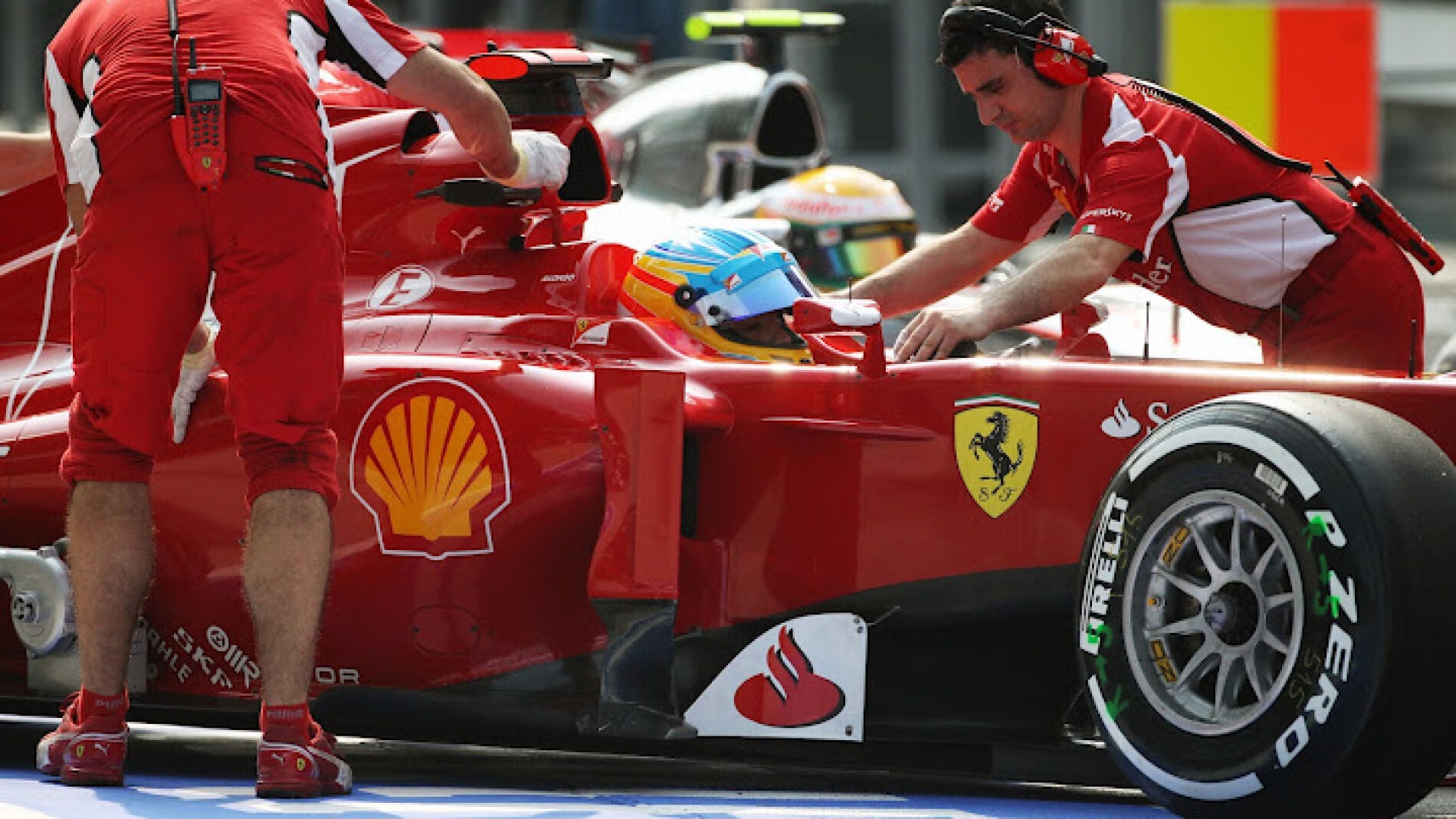 Fernando Alonso en Sepang