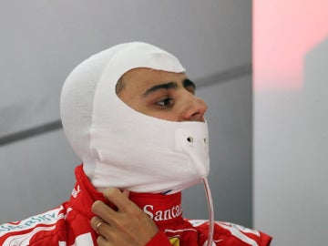 Felipe Massa se prepara para los entrenamientos libres