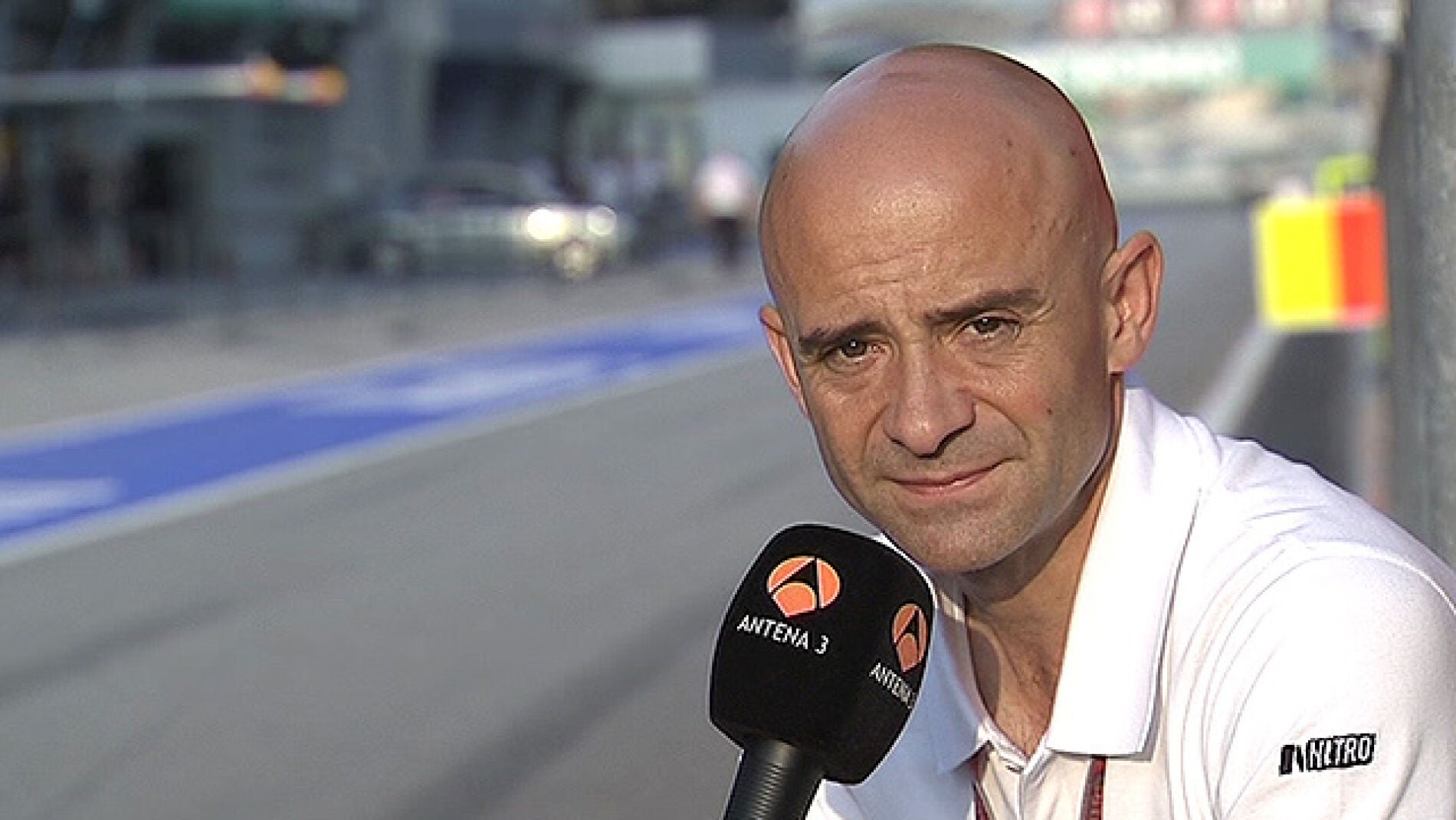 Antonio Lobato, en el circuito de Sepang