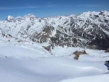 Los Alpes italianos nevados