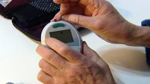 Un paciente diabético Un paciente diabético