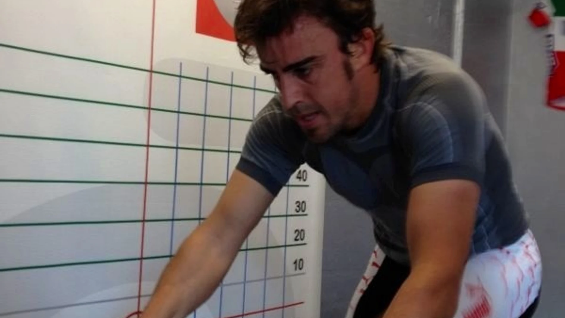 Alonso pasa más pruebas físicas