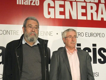 Cándido Méndez e Ignacio Fernández Toxo