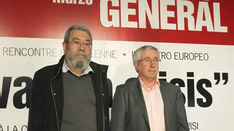 Cándido Méndez e Ignacio Fernández Toxo Cándido Méndez e Ignacio Fernández Toxo