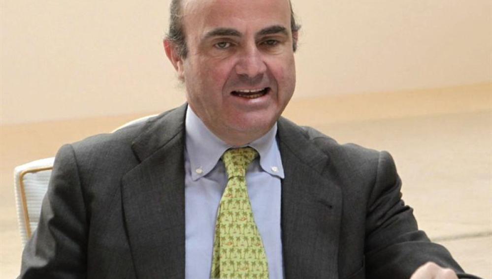 El ministro de Economía y Competitividad, Luis de Guindos