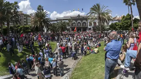 Huelga en Las Palmas Huelga en Las Palmas
