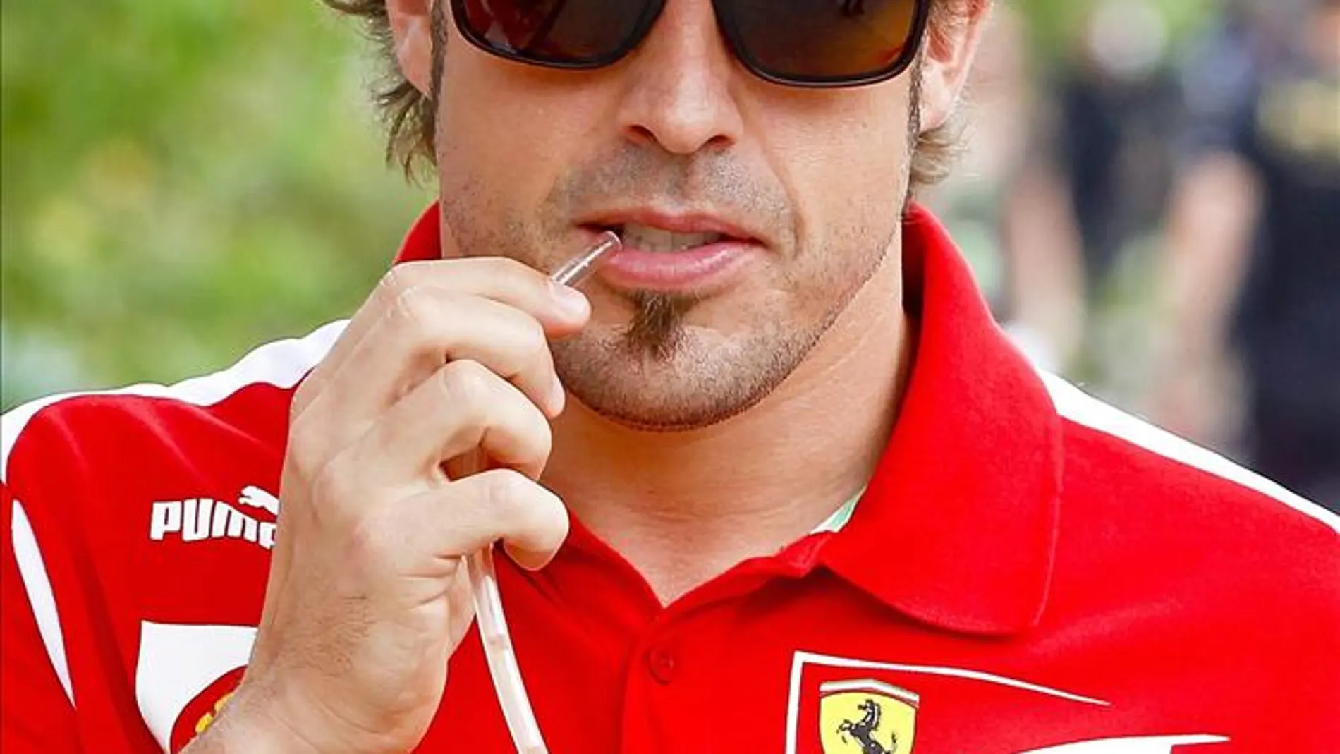 Fernando Alonso con Ferrari