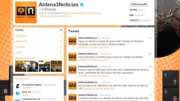 Twitter de Antena 3 Noticias