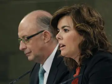 La vicepresidenta del Gobierno, Soraya Sáenz de Santamaría La vicepresidenta del Gobierno, Soraya Sáenz de Santamaría