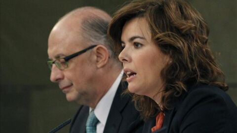 La vicepresidenta del Gobierno, Soraya S&aacute;enz de Santamar&iacute;a