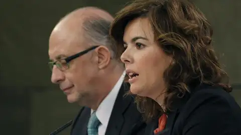 La vicepresidenta del Gobierno, Soraya Sáenz de Santamaría La vicepresidenta del Gobierno, Soraya Sáenz de Santamaría