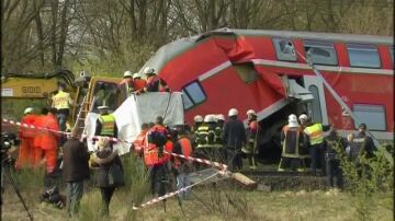 Accidente de tren en Alemania