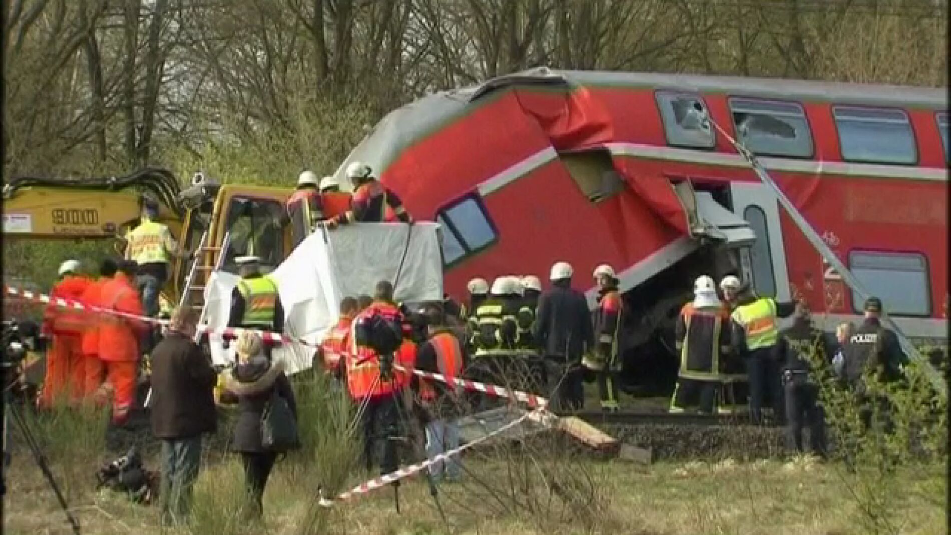 Accidente de tren en Alemania