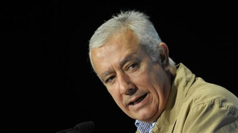 El presidente del PP andaluz, Javier Arenas