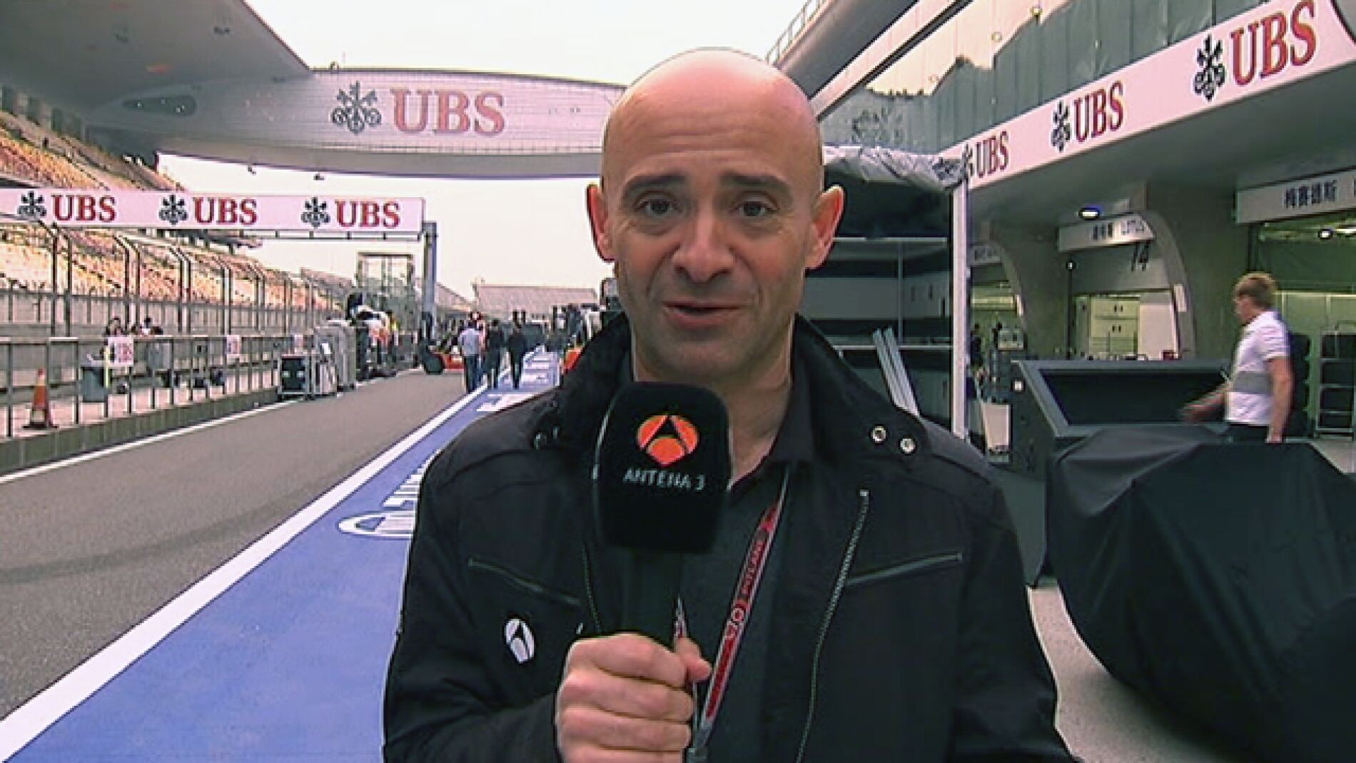 Antonio Lobato desde el circuito de Shanghai