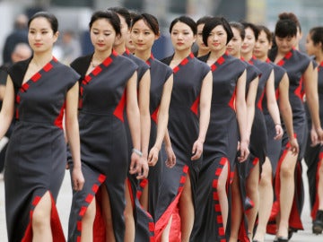 Las mujeres del paddock de China