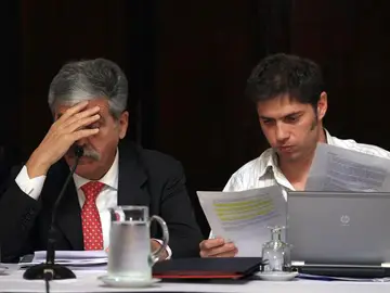 Axel Kicilloff y Julio de Vido detallan la expropiación de YPF Axel Kicilloff y Julio de Vido detallan la expropiación de YPF