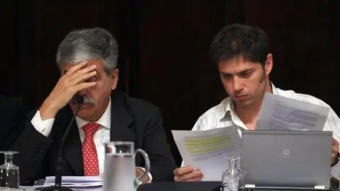 Axel Kicilloff y Julio de Vido detallan la expropiación de YPF Axel Kicilloff y Julio de Vido detallan la expropiación de YPF
