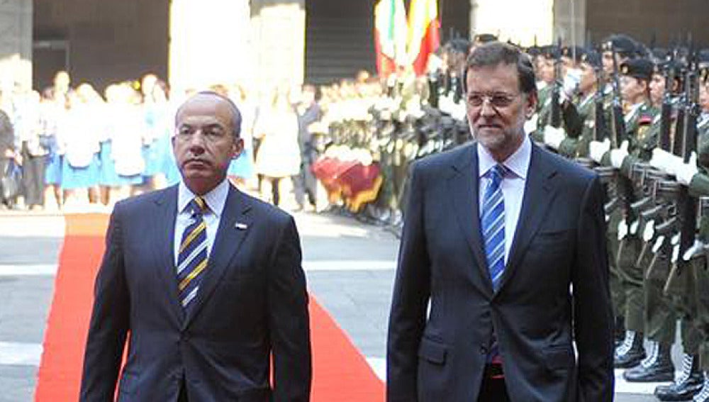 Rajoy se reúne con el presidente de México