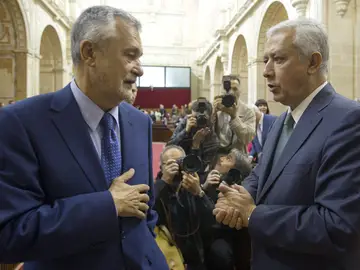 José Antonio Griñán y Javier Arenas José Antonio Griñán y Javier Arenas