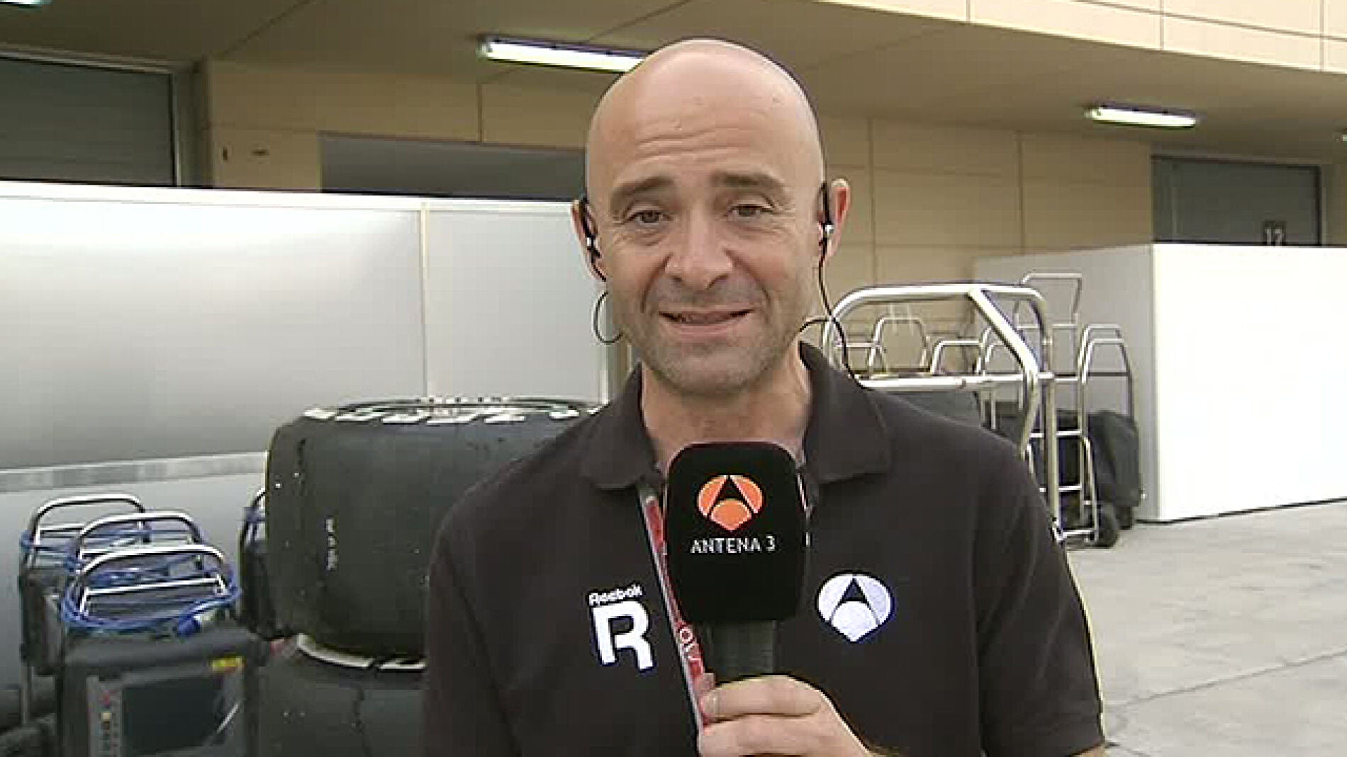 Antonio Lobato, en el circuito de Sakhir