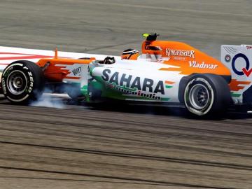 El Force India de Nico Hulkenberg
