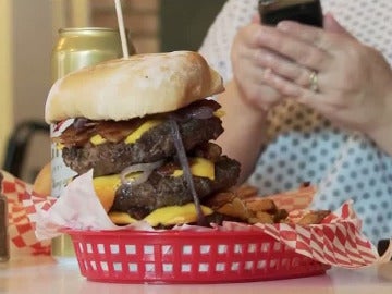 Hamburguesa del restaurante 'Ataque al corazón'