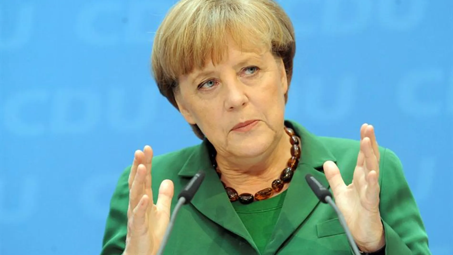 La canciller alemana Angela Merkel La canciller alemana Angela Merkel