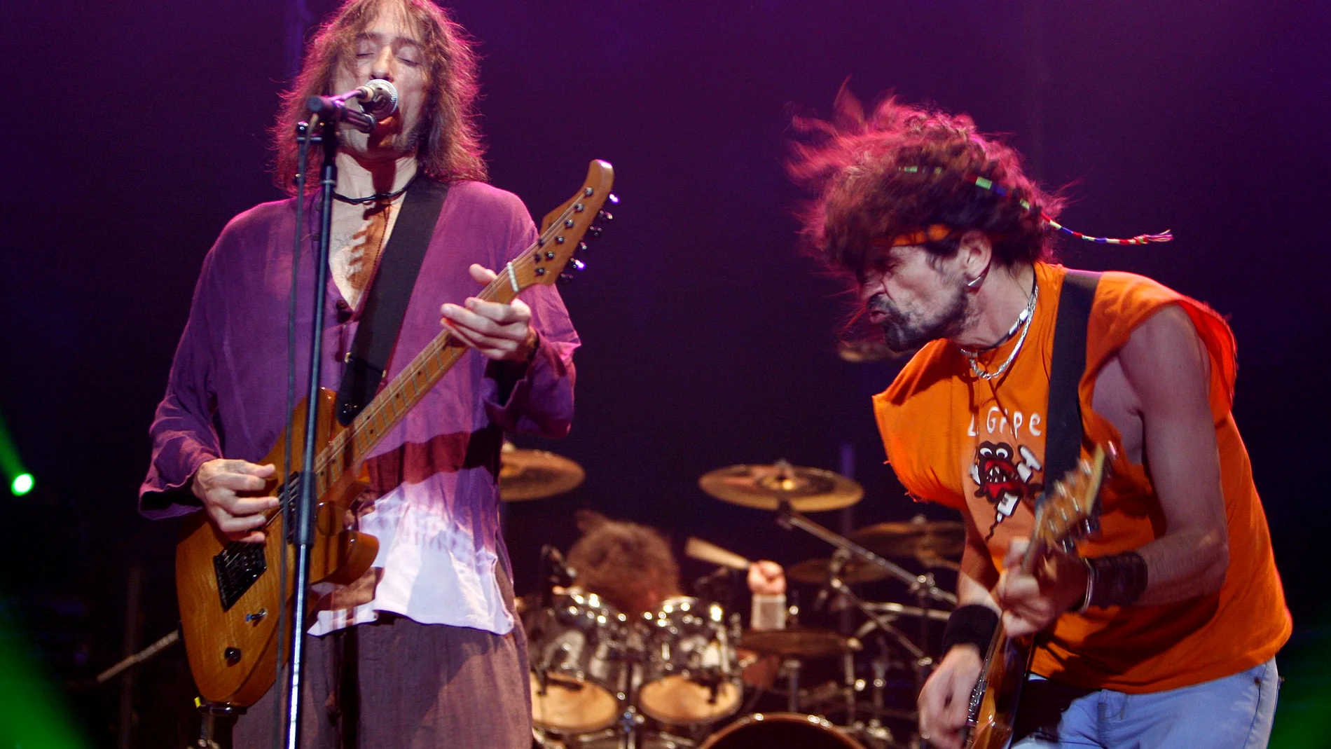 Extremoduro durante un concierto Extremoduro durante un concierto