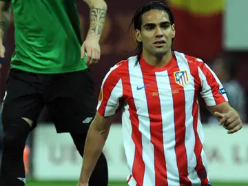 El jugador colombiano del Atlético de Madrid Falcao El jugador colombiano del Atlético de Madrid Falcao